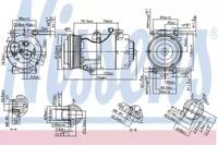 Nissens 890090 Compressor assy cooler Nissens 890090 Compressor assy cooler