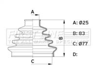 First Line/KeyParts FCB1006 Пильник привідного валу First Line/KeyParts FCB1006 Пильник привідного валу