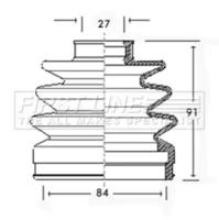 First Line/KeyParts FCB2185 Пильник привідного валу
