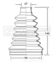 First Line/KeyParts FCB2228 Пильник привідного валу