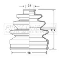First Line/KeyParts FCB2289 Пыльник приводного вала