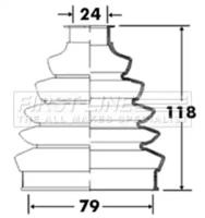 First Line/KeyParts FCB2366 Пыльник приводного вала