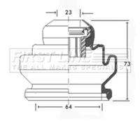 First Line/KeyParts FCB2440 Пыльник приводного вала First Line/KeyParts FCB2440 Пыльник приводного вала