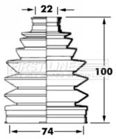First Line/KeyParts FCB6015 Dust boot kit axle joint First Line/KeyParts FCB6015 Dust boot kit axle joint