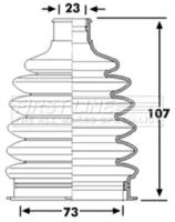 First Line/KeyParts FCB6109 Пильник привідного валу