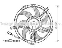 Prasco BW7535 Fan and motor assy