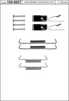 Kawe 105-0027 Комплект пружинок барабанних гальм