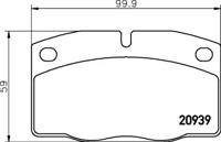 Textar 2093904 Brake pads