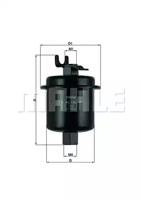 Mahle Original KL185 Fuel filter