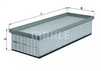 Mahle Original LX 1482 Фільтр повітряний Mahle Original LX 1482 Фільтр повітряний