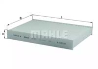 Mahle Original LA 87 Фільтр салону Mahle Original LA 87 Фільтр салону