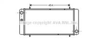 Ava AU2098 Радіатор охолодження двигуна Ava AU2098 Радіатор охолодження двигуна