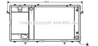 Ava AU2123 Радіатор Ava AU2123 Радіатор