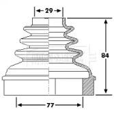 Borg & Beck BCB6192 Пыльник приводного вала Borg & Beck BCB6192 Пыльник приводного вала