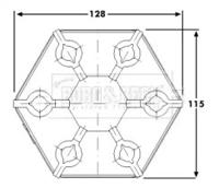 Borg & Beck BDC105 Муфта кардана Borg & Beck BDC105 Муфта кардана