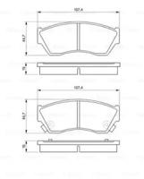 Bosch 0 986 493 340 Колодки гальмівні