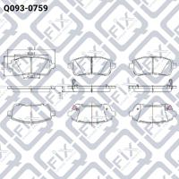 Q-FIX Q093-0759 Brake pads
