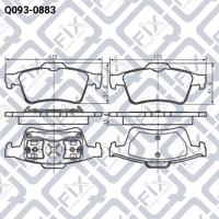 Q-FIX Q093-0883 Brake pads