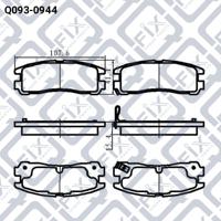 Q-FIX Q093-0944 Колодки гальмівні Q-FIX Q093-0944 Колодки гальмівні