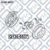 Q-FIX Q130-0537 Маточина колеса Q-FIX Q130-0537 Маточина колеса