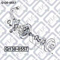 Q-FIX Q130-0557 Маточина колеса