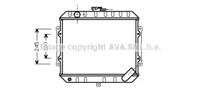 Ava MT2004 Радіатор