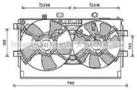 Ava MT7529 Вентилятор охолодження двигуна Ava MT7529 Вентилятор охолодження двигуна