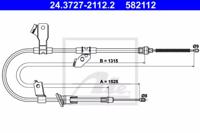 Ate 24.3727-2112.2 Brake cable