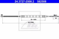 Ate 24.3727-2508.2 Трос стояночного гальма