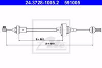 Ate 24.3728-1005.2 Трос зчеплення