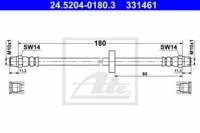 Ate 24.5204-0180.3 Шланг гальмівний Ate 24.5204-0180.3 Шланг гальмівний