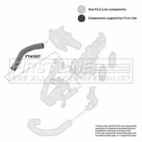 First Line/KeyParts FTH1007 Патрубок інтеркулера First Line/KeyParts FTH1007 Патрубок інтеркулера