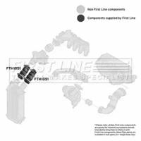First Line/KeyParts FTH1051 Патрубок інтеркулера