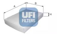 UFI 53.189.00 Фільтр салону UFI 53.189.00 Фільтр салону