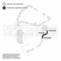First Line/KeyParts FTH1116 Патрубок інтеркулера