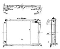 Wilmink Group WG1723061 Радіатор охолодження двигуна Wilmink Group WG1723061 Радіатор охолодження двигуна