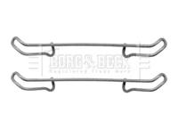 Borg & Beck BBK1045 Комплект монтажный дисковых тормозных колодок
