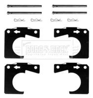 Borg & Beck BBK1063 Монтажний комплект гальмівних колодок Borg & Beck BBK1063 Монтажний комплект гальмівних колодок