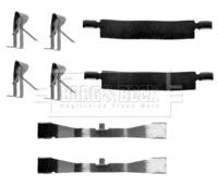 Borg & Beck BBK1101 Комплект монтажный дисковых тормозных колодок Borg & Beck BBK1101 Комплект монтажный дисковых тормозных колодок