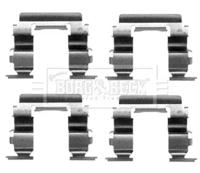 Borg & Beck BBK1110 Монтажний комплект гальмівних колодок