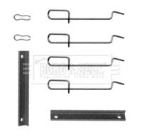 Borg & Beck BBK1124 Монтажний комплект гальмівних колодок