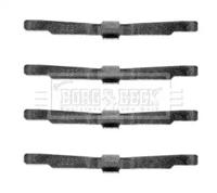 Borg & Beck BBK1128 Монтажний комплект гальмівних колодок