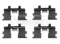 Borg & Beck BBK1142 Монтажний комплект гальмівних колодок Borg & Beck BBK1142 Монтажний комплект гальмівних колодок