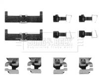 Borg & Beck BBK1169 Монтажний комплект гальмівних колодок Borg & Beck BBK1169 Монтажний комплект гальмівних колодок