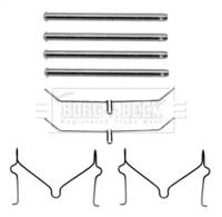 Borg & Beck BBK1173 Монтажний комплект гальмівних колодок Borg & Beck BBK1173 Монтажний комплект гальмівних колодок