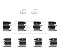 Borg & Beck BBK1205 Монтажний комплект гальмівних колодок