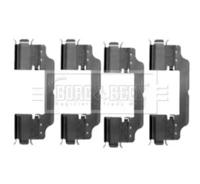 Borg & Beck BBK1217 Комплект монтажный дисковых тормозных колодок Borg & Beck BBK1217 Комплект монтажный дисковых тормозных колодок