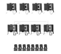 Borg & Beck BBK1225 Комплект монтажный дисковых тормозных колодок Borg & Beck BBK1225 Комплект монтажный дисковых тормозных колодок