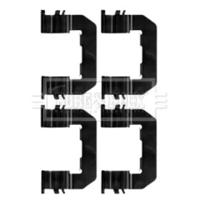 Borg & Beck BBK1276 Монтажний комплект гальмівних колодок