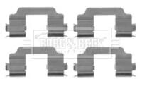 Borg & Beck BBK1278 Spring set disc brake Borg & Beck BBK1278 Spring set disc brake